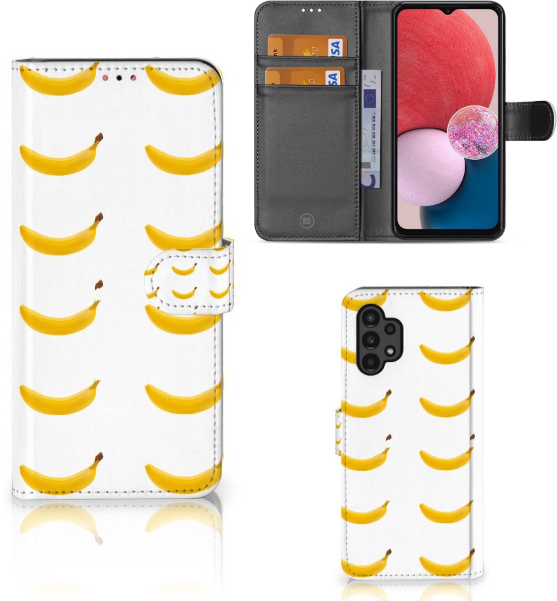 Samsung Galaxy A13 (4G) Book Cover Banana