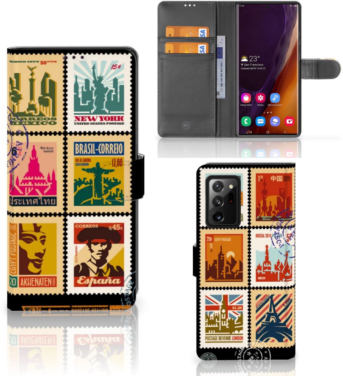 Samsung Galaxy Note20 Ultra Flip Cover Postzegels