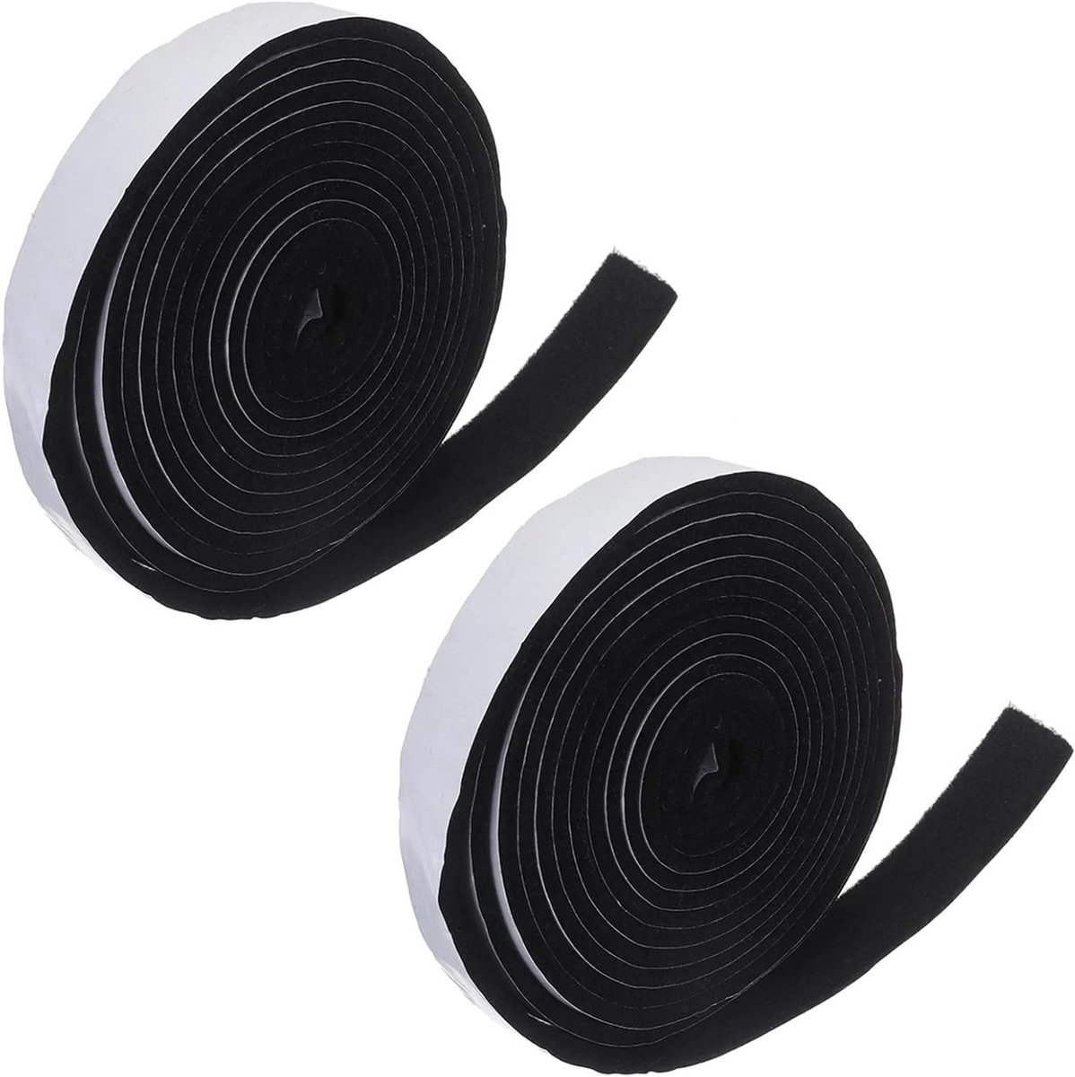 Zelfklevende Ovenafdichtingskoord voor Schouwen, 2.5 m, Hoge Temperatuur, 3.5 mm Dikte, Ideaal voor Ovenramen, Haarden en Kachelpijpen, 20 mm Breedte