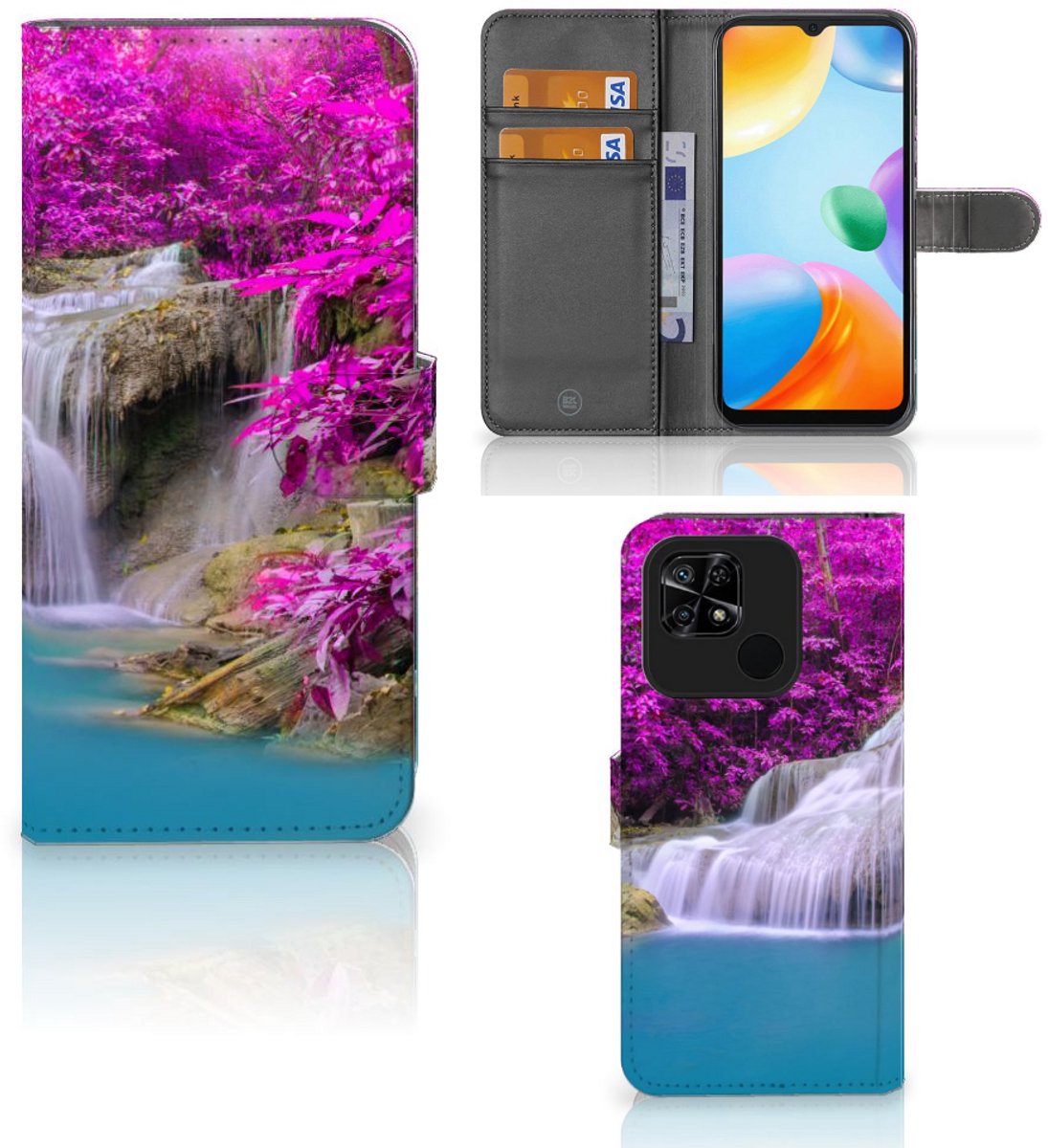 Xiaomi Redmi 10C Flip Cover Waterval
