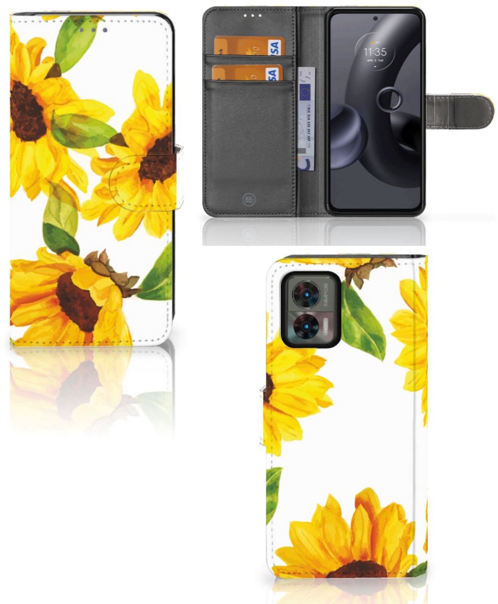 Hoesje voor Motorola Edge 30 Neo Zonnebloemen