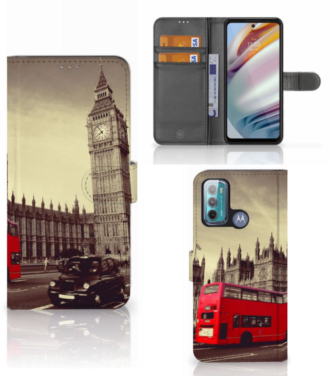 Motorola Moto G60 Flip Cover Londen