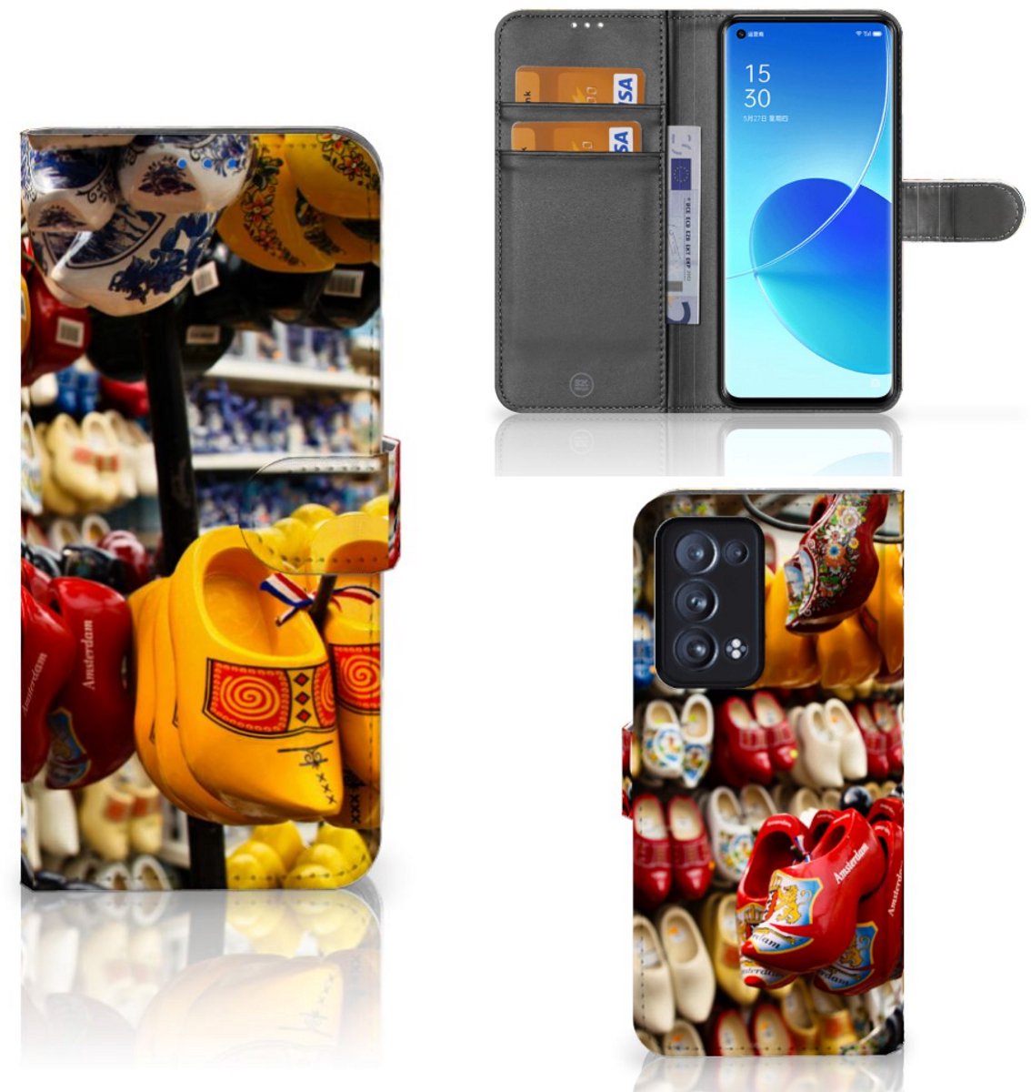 OPPO Reno 6 Pro Plus 5G Flip Cover Klompen