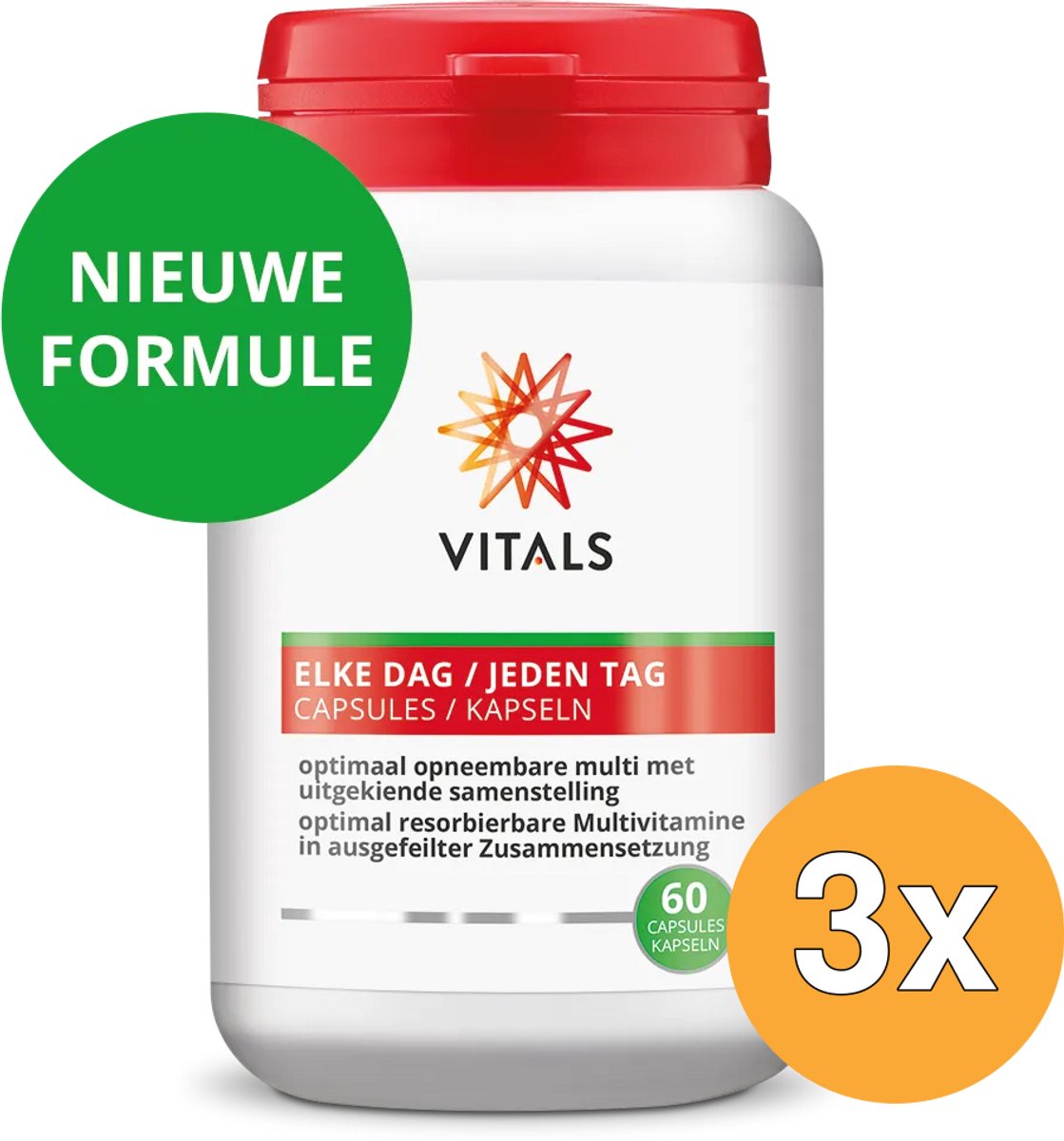 3x Vitals Elke Dag (60 capsules)
