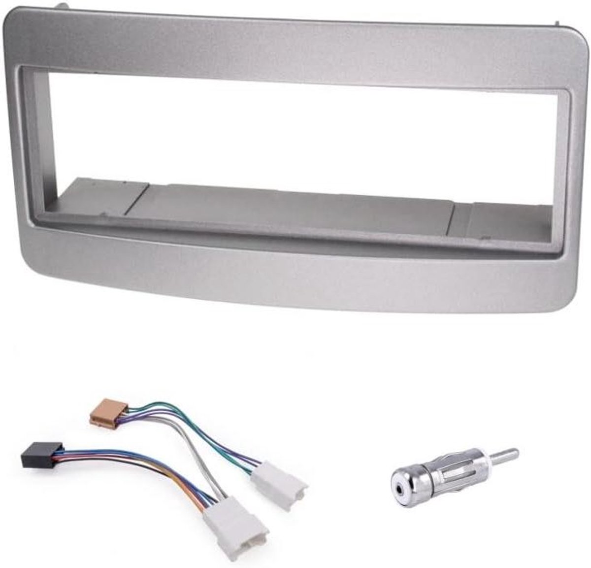 Sound way - Radio paneel kit 1-din bevesitigingskit Voorpaneel Frame Geschikt voor Toyota Celica, Avensis, Corolla verso, MR2, RAV4, Yaris verso