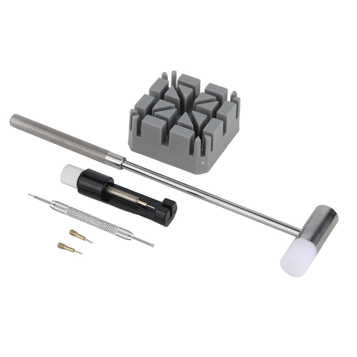 Cosensi - Uhrenarmband - Uhrenwerkzeug - Compleet gereedschap - 4 stuk(s) - Voor het aanpassen van horloges - Handig voor horlogemakers - Inclusief...