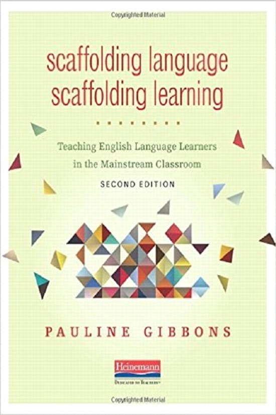 Scaffolding Language, Scaffolding Learning - cover