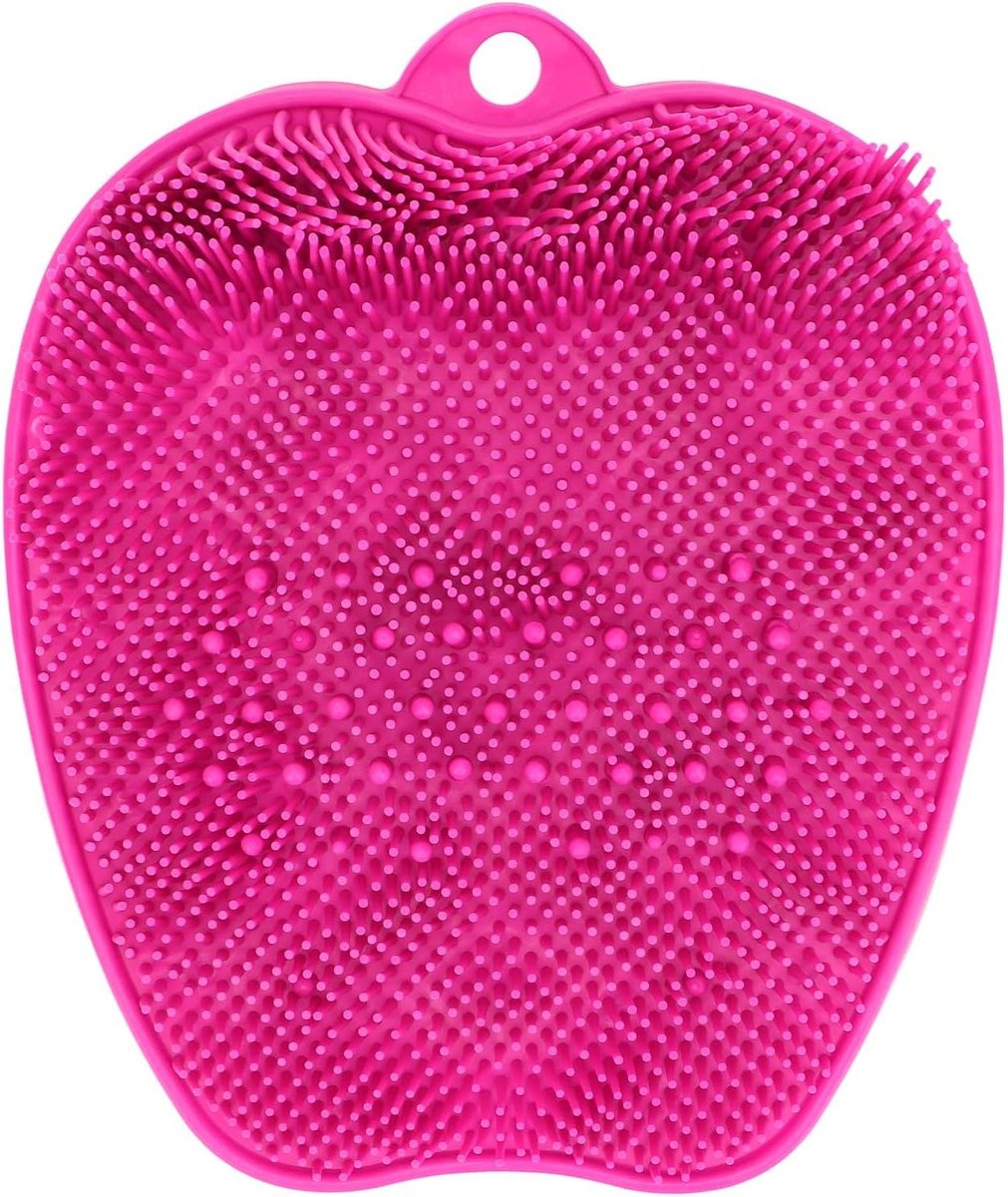 Douchevoet Reiniger - Voetmassage Mat - Voeten Reinigen - Antislip Zuignappen - Niet gespecificeerd - Roze