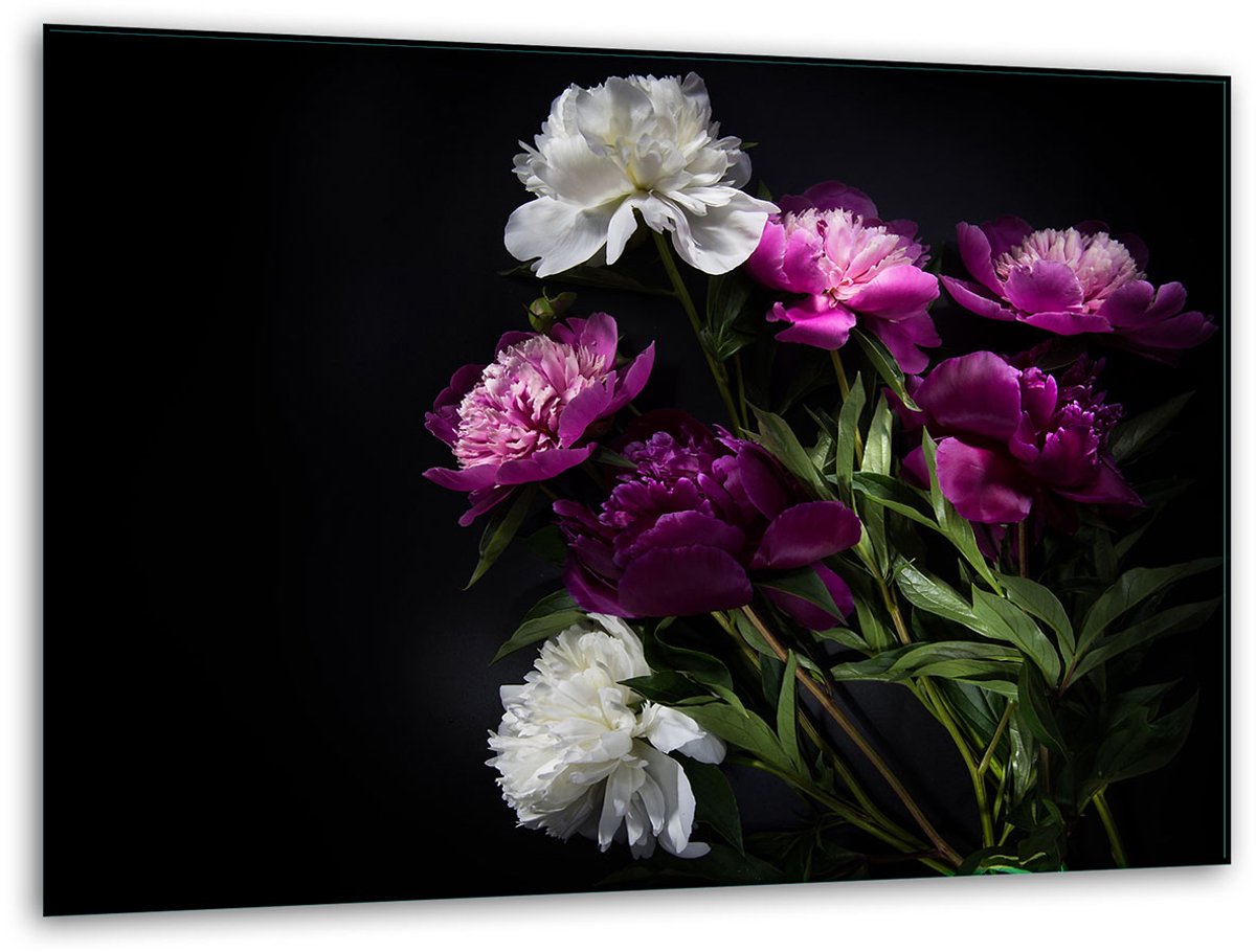 TMK ArtDeko - Snijplank - Glas - 40x30 cm - Bloemen