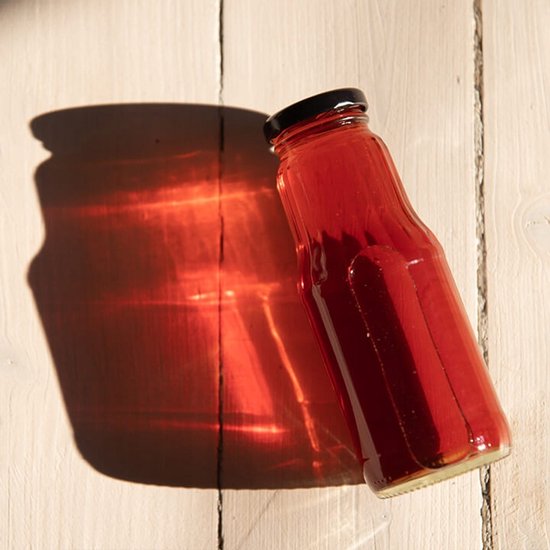 Bimberek - FRUIT Serie - Glazen Flessen - 300ml - Met Deksel van Bimberek — afbeelding 5