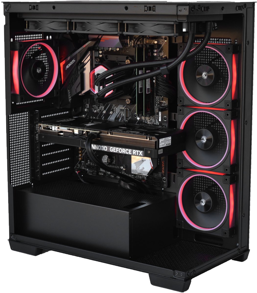 Intel Core Ultra 9 285K Gaming PC Nvidia GeForce RTX 5080 16GB 32GB RAM 1TB SSD Win11 Pro zwart - Afbeelding 2