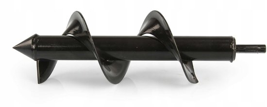 Mar-Pol - Grondboor - 8 x 25 cm - Staal - Zwart — afbeelding 3