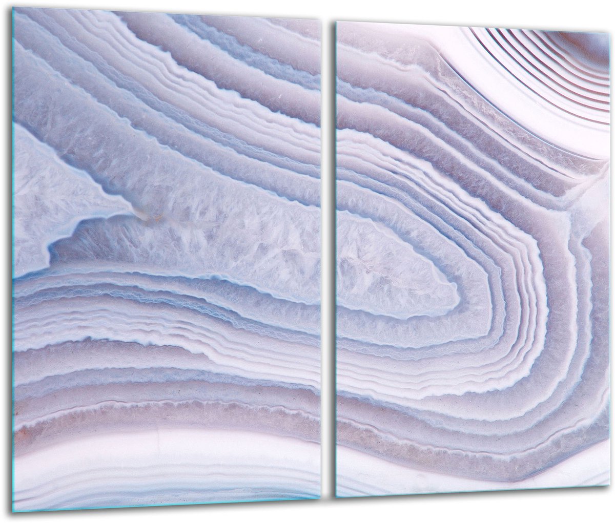 TMK ArtDeko - Snijplank - 30x52 cm - Glas - Marmereffect