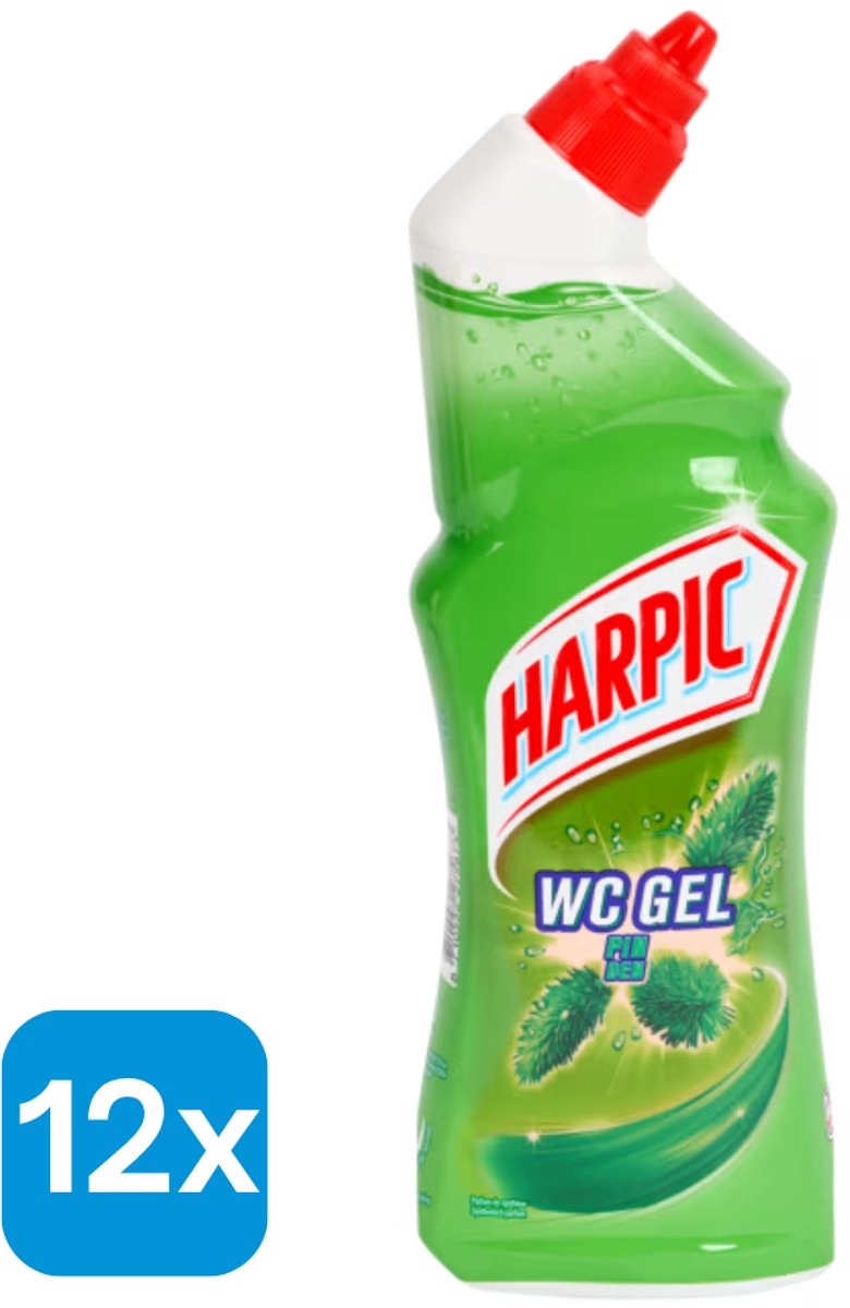 Harpic Active Fresh Pine- Wc-gel - 12 x 750ml - Voordeelverpakking