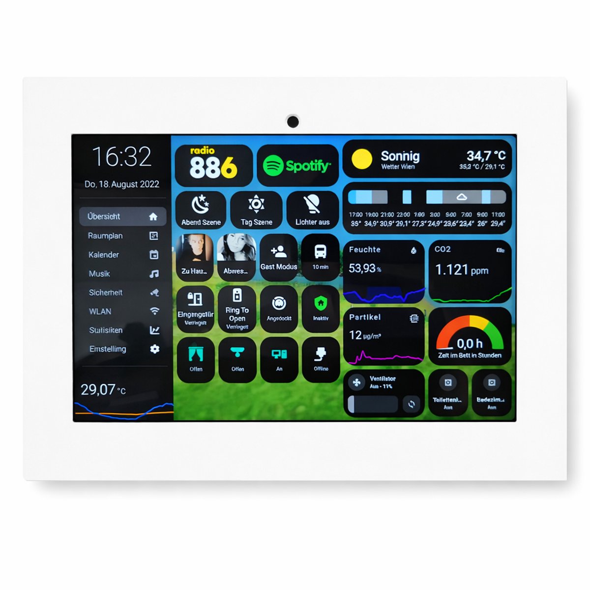 Samsung Galaxy Tab A8 10.5 inch Wandhouder – Tablet Muurbeugel – Minimalistisch Design – Stevige Tablet Houder voor Wandmontage – Slimme Tablet Oplossing voor Keuken, Woonkamer & Kantoor – Ruimtebesparende Tablet Mount