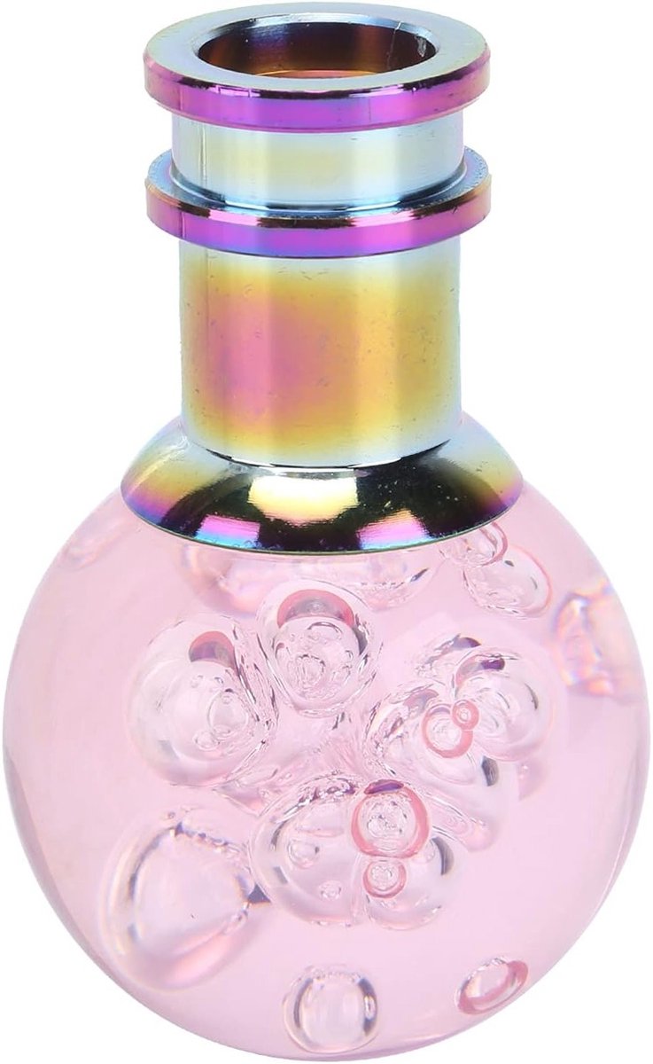 Paarse Crystal Bubble Versnellingspook met Comfortabele Grip en 3 Draadadapters voor Snel en Soepel Schakelen