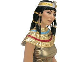 Pruik Cleopatra zwart voor dames - Verkleedpruik