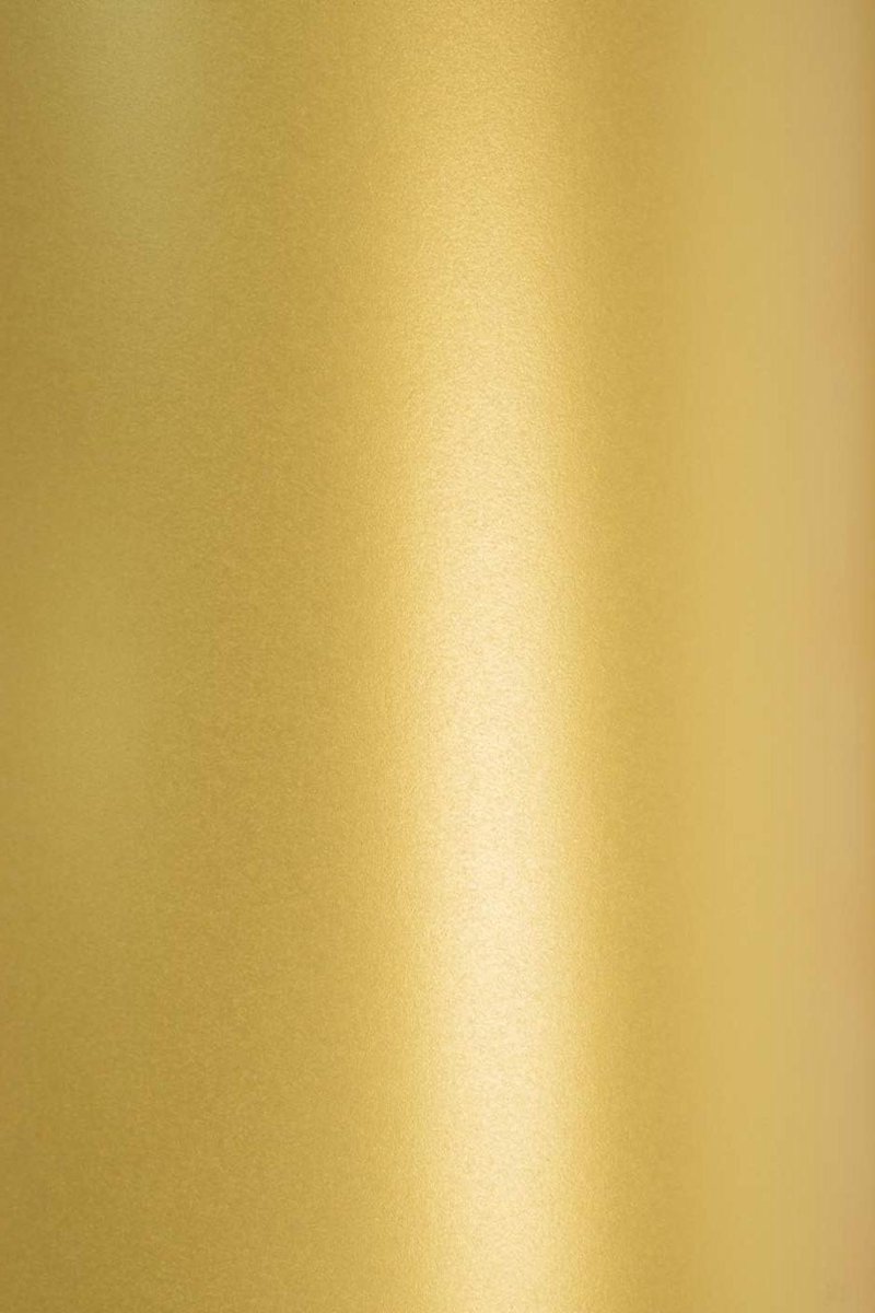 Knutselkarton Parelmoer - Hobbypapier Metallic - Luxe Verpakkingen Maken - Dubbelzijdig Metallic Effect - 100 Vel A4 300g - Goud