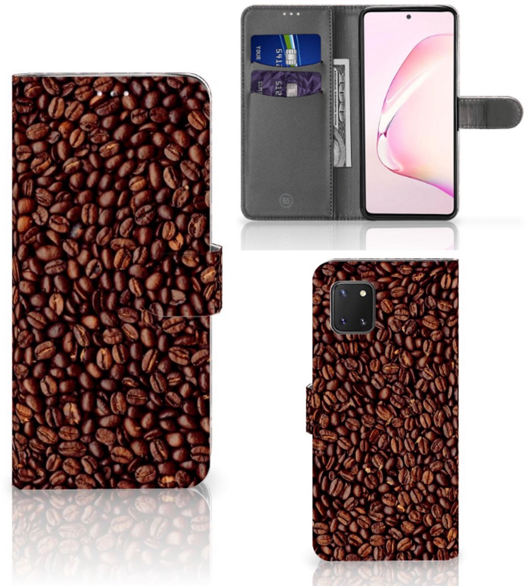 Samsung Note 10 Lite Book Cover Koffiebonen