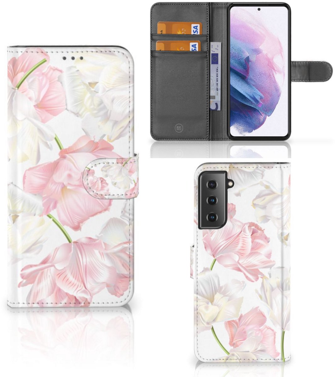 Samsung Galaxy S21 Plus Hoesje Lovely Flowers