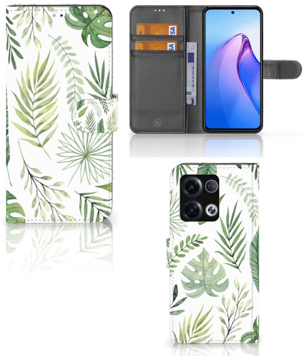 OPPO Reno8 Pro Hoesje Leaves
