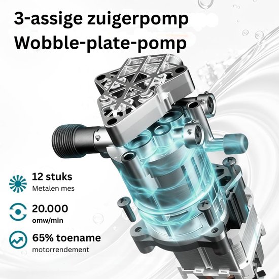 White-Label® Hogedrukreiniger - Hogedrukspuit - Terrasreiniger van Merkloos	 — afbeelding 3