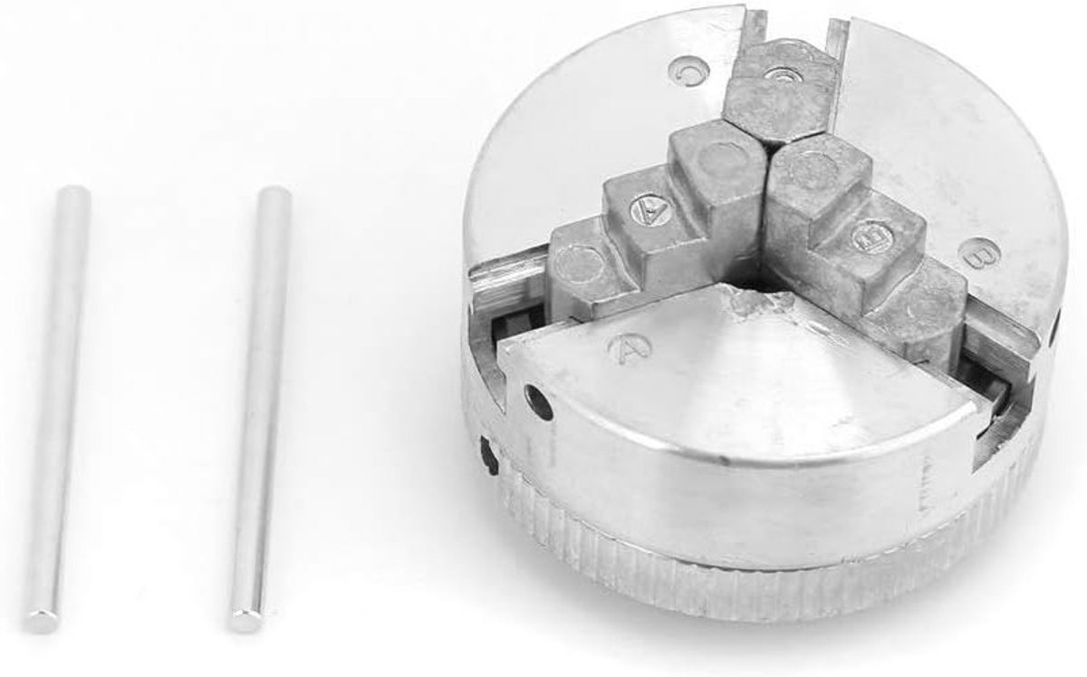 Mini Metaal Draaibank Accessoire met 3 Klauwen, Ideaal voor Precisiewerk en Diverse Toepassingen, Diameter 12-65mm