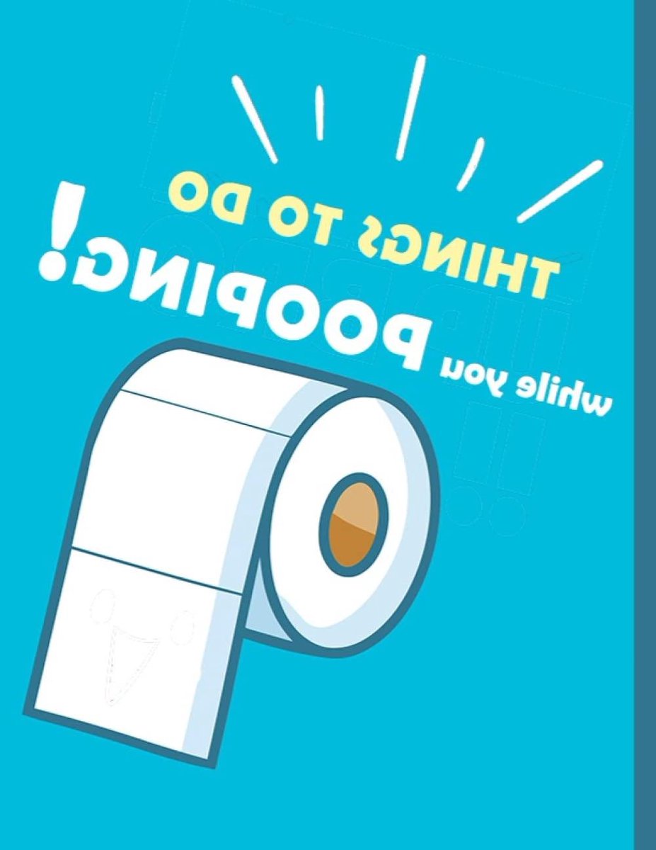 Poep Boek - Activiteitenboek Toilet - Toilet Tijd Vullen - Grappige Feiten - 8.5 x 11 inch - Multicolor