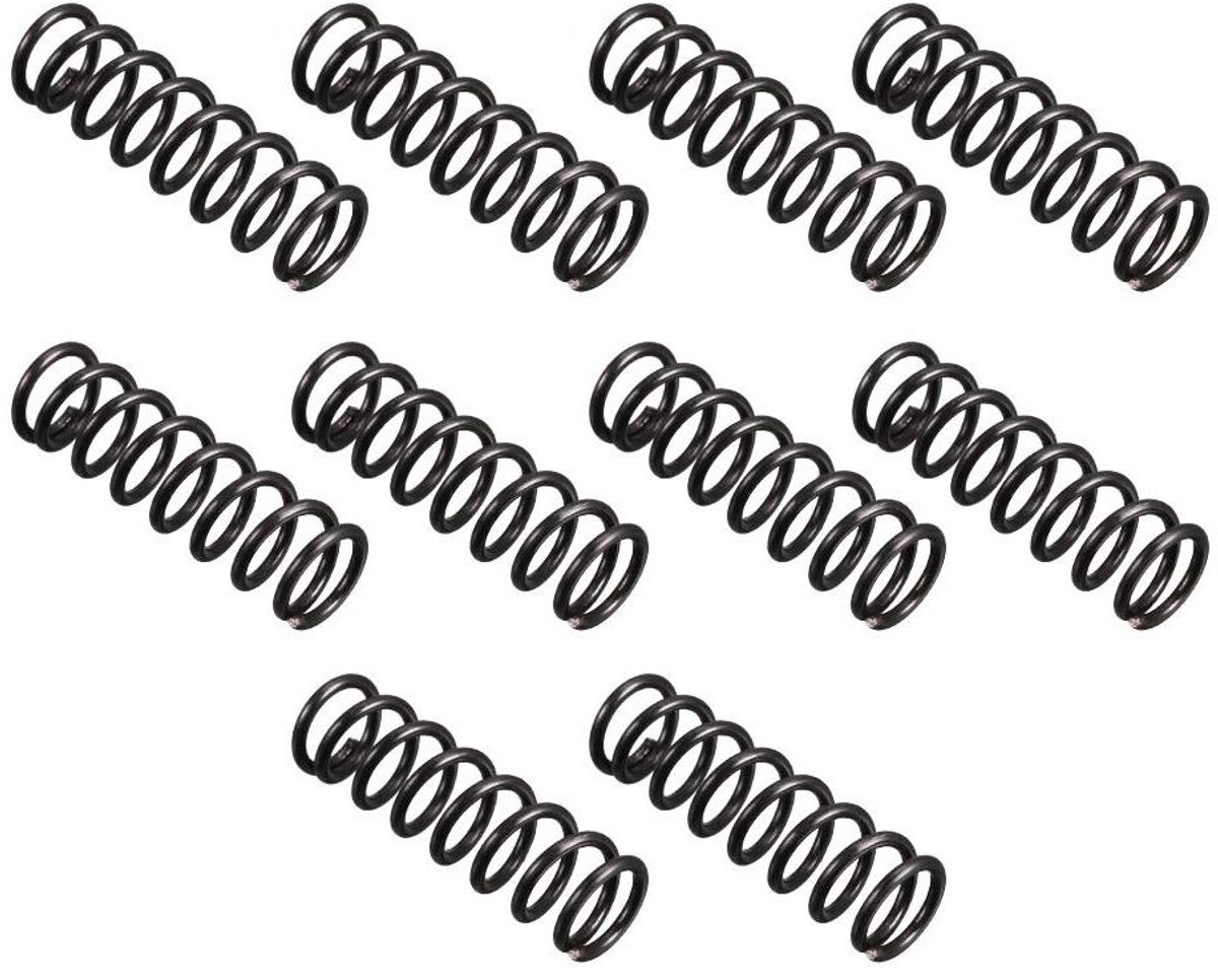 Compressieveer - Drukveer - Apparaten Reparatie - Roestvrij Staal - 9mm buitendiameter 30mm lengte - Zilverkleurig