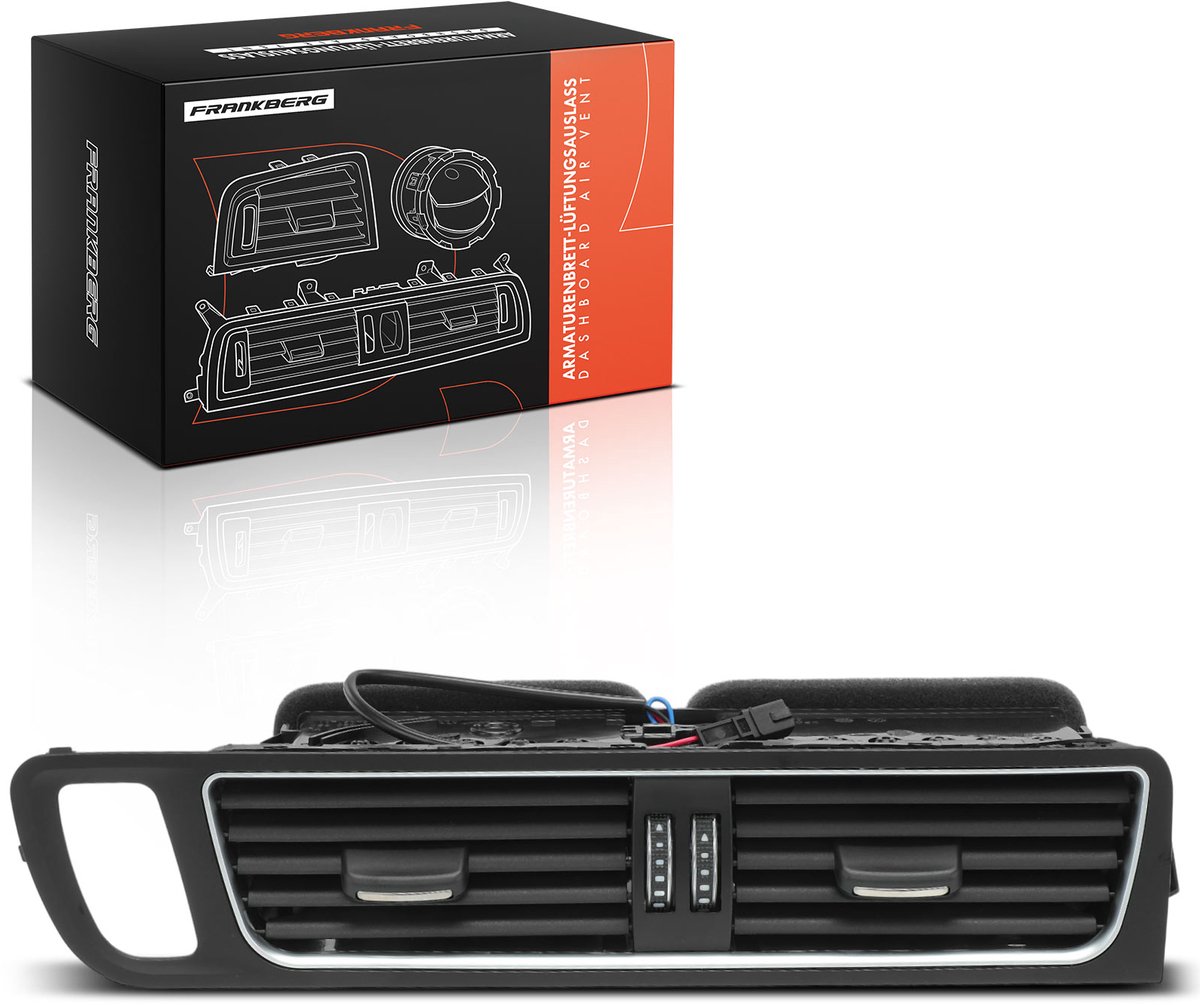 Frankberg 1x luchtuitstroomrooster dashboard voor midden voor Audi