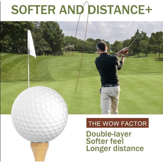 Golf Accessoiretas Van Leer - Golf Opbergtas Met Handgreep - Draagbare Golf Tool Bag Zonder Accessoires - Grote Opbergcase - Bruin van GOLF — afbeelding 5