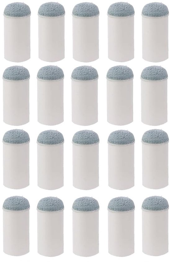 20-stuks Biljartkeu-Tip - Beschermer voor biljartkeu-Tip - Accessoire voor biljartkeu-Tip - Inschuifbare biljartkeu-Tip - 1,2 x 3 cm - Geen lijm of gereedschap nodig - Geschikt voo