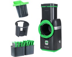 Genius Nicer Dicer Electro - Elektrische Groentesnijder - 25-delig - Blokjesfunctie - Raspen en Snijden - 80W