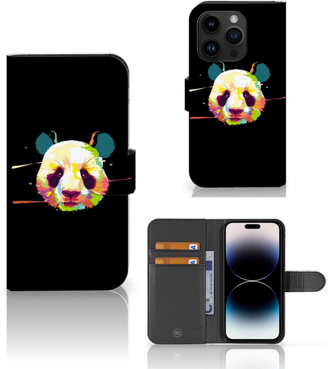 iPhone 15 Pro Leuk Hoesje Panda Color