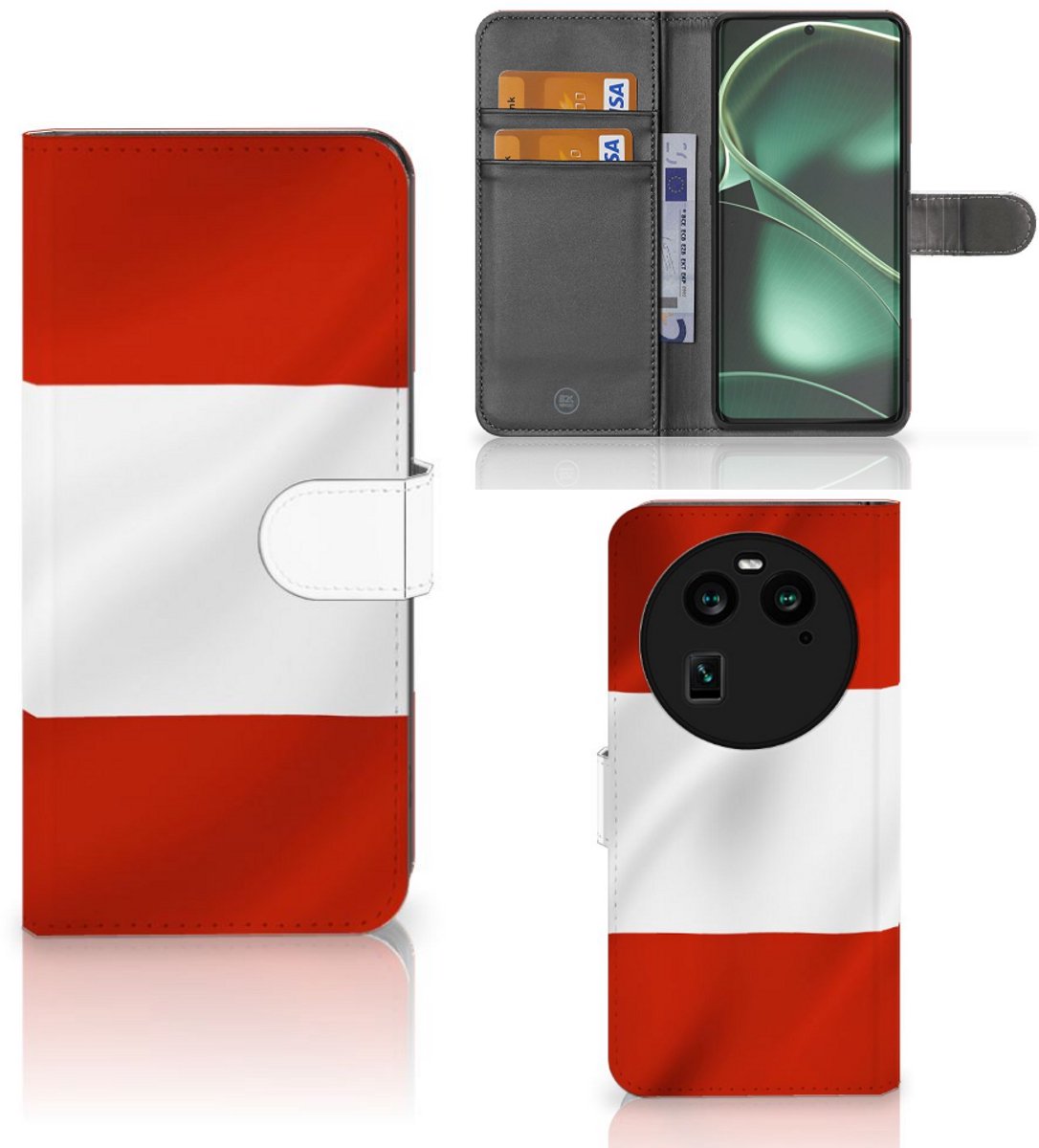 OPPO Find X6 Bookstyle Case Oostenrijk