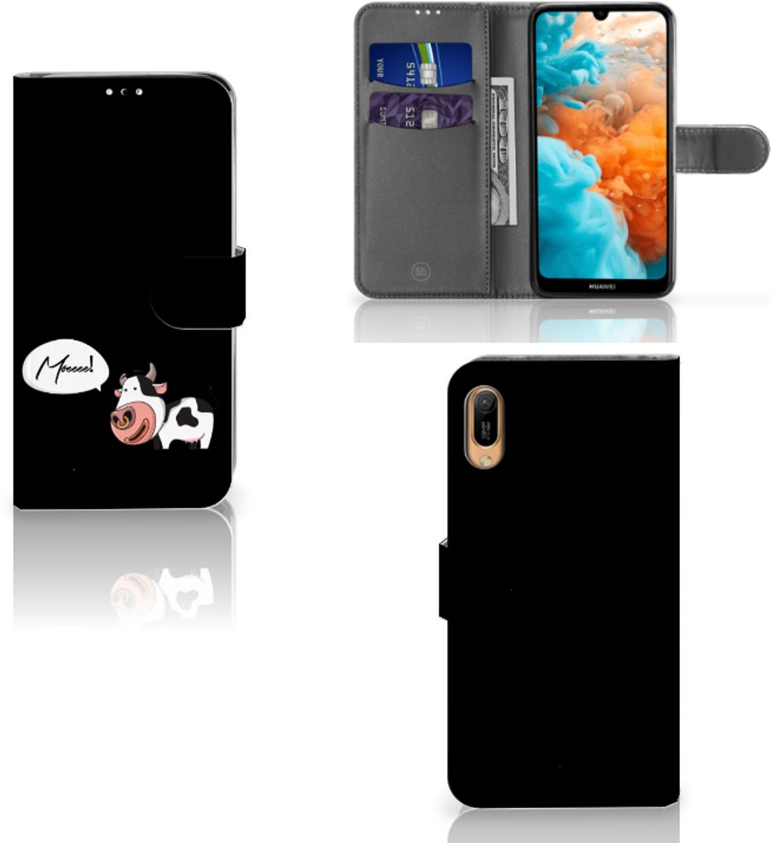 Huawei Y6 (2019) Leuk Hoesje Cow
