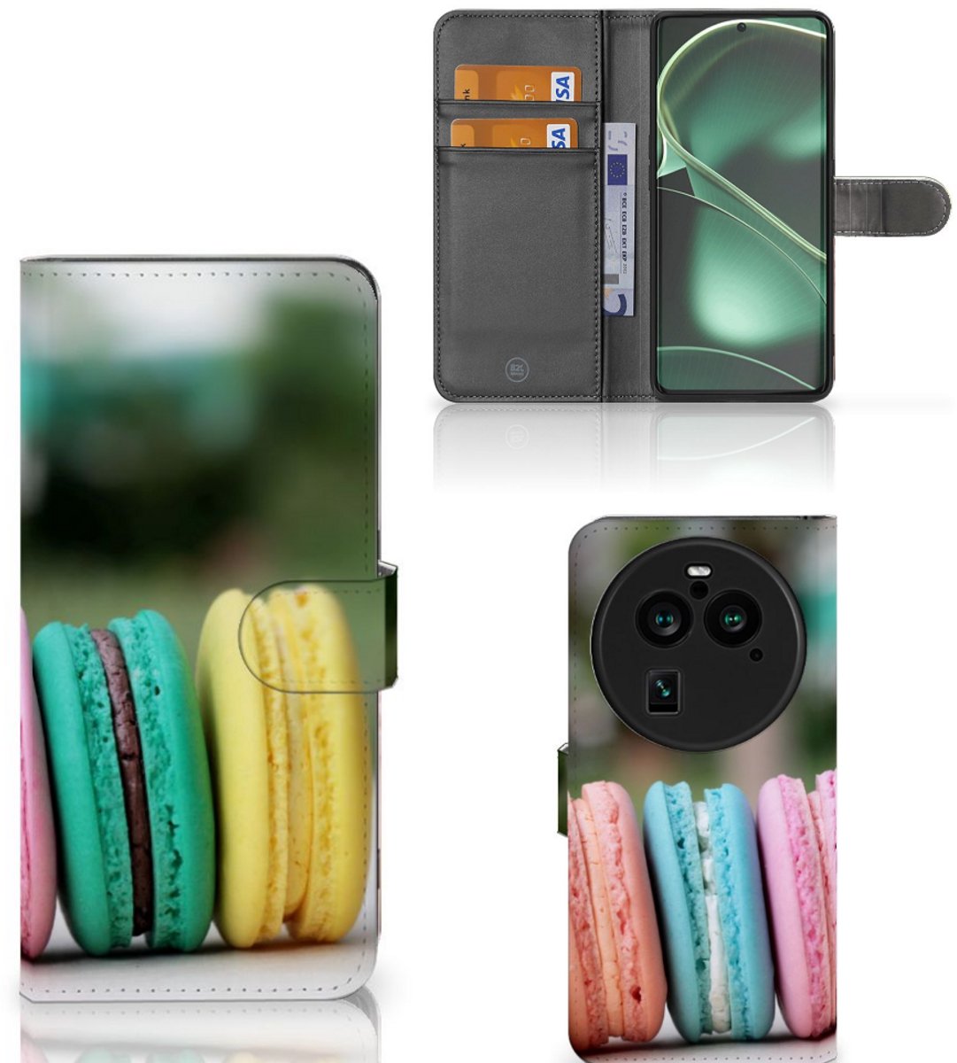 OPPO Find X6 Pro Book Cover Macarons