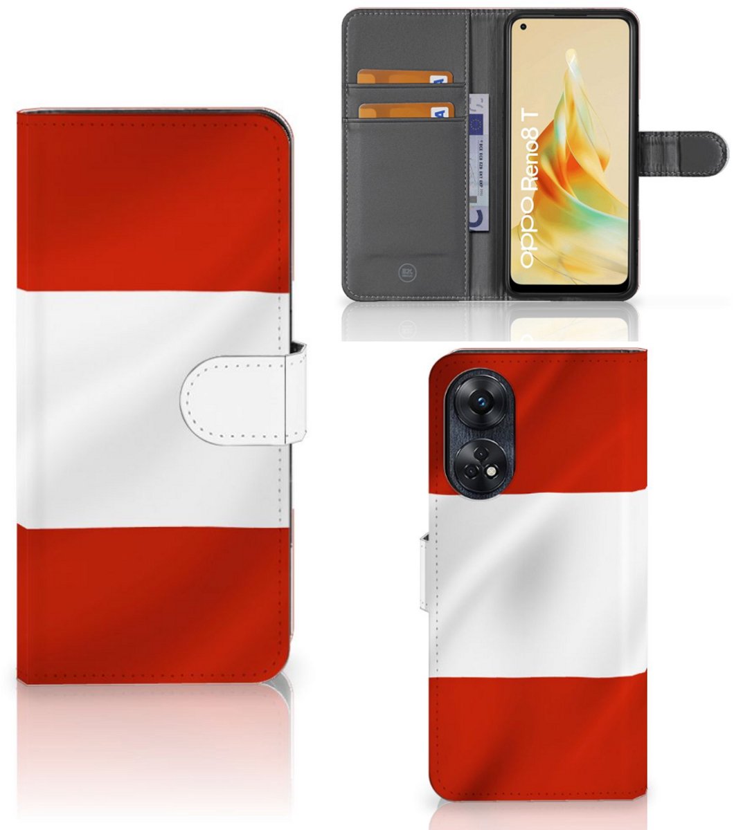 OPPO Reno8 T 4G Bookstyle Case Oostenrijk