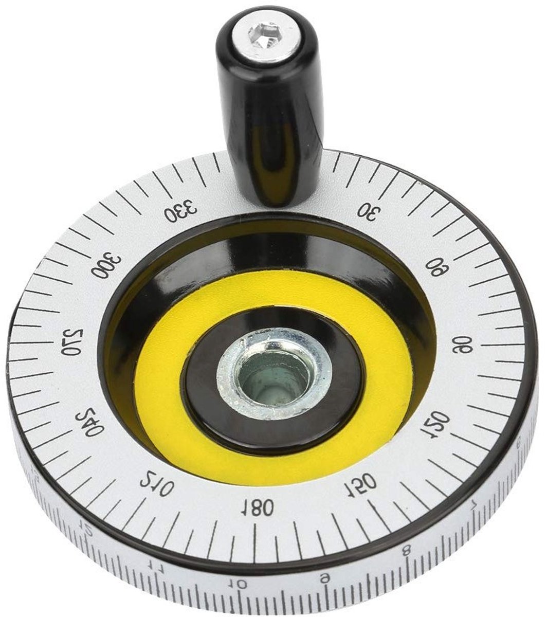 80mm Solid Bakelieten Handwiel voor Freesmachines - Accessoires voor Frezen, Slijpen en Bewerken