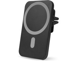Nuvance Telefoonhouders Auto - Geschikt voor MagSafe - Telefoonhouder inclusief USB-C kabel - Draadloze Oplader - Gsm Houder Auto