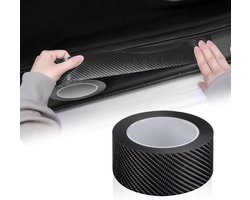 Beschermstrip voor autodorpels – 2 stucks- Universele anti– Bescherming tegen krassen en schrammen voor autodeuren – Anti-botsingsbescherming voor achterbumper – Geschikt voor autodeuren, voor- en achterbumpers en dorpels – 100 cm x 5 cm