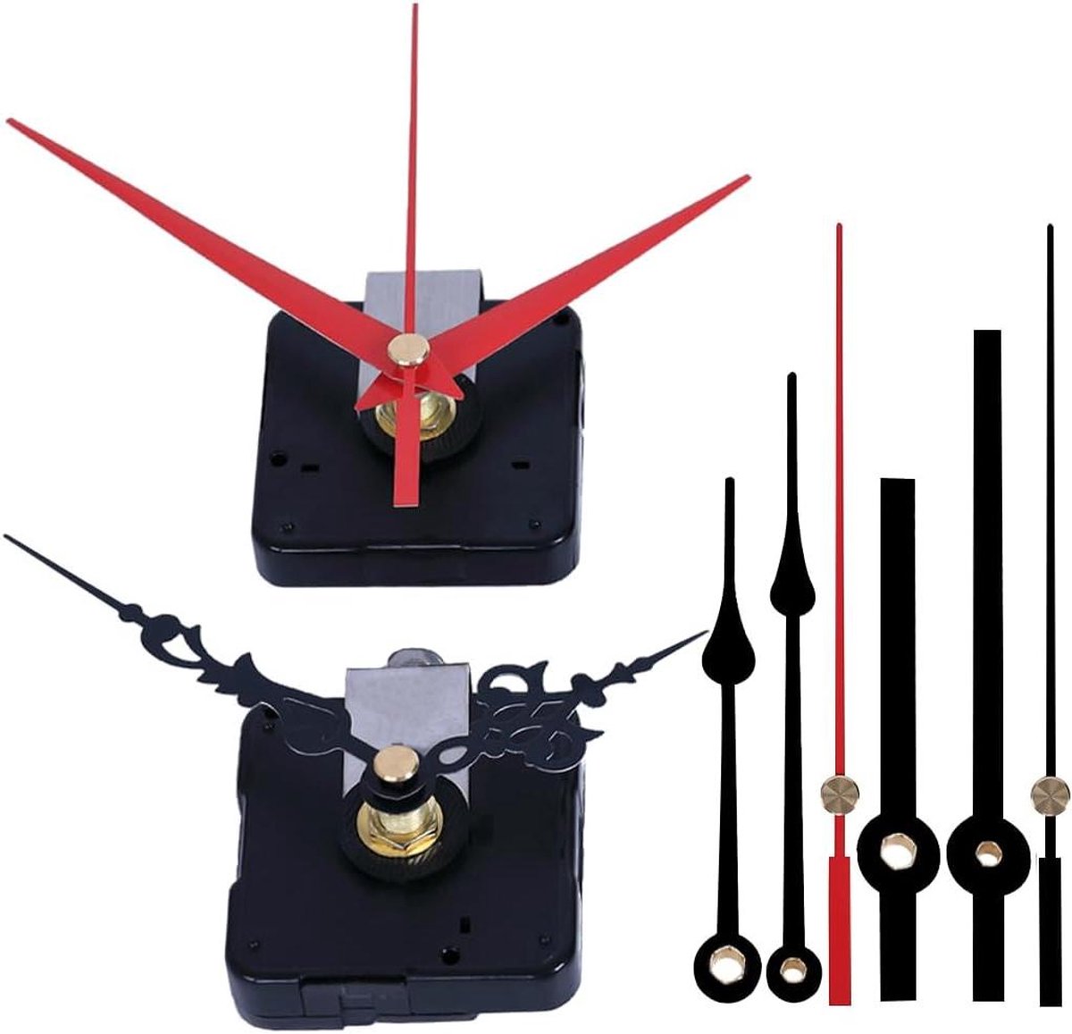 Klok Beweging Mechanisme - Klok Motor Kit - Klok Reparatie DIY - Stille Sweep Motor - Schacht Lengte 3-4 inch