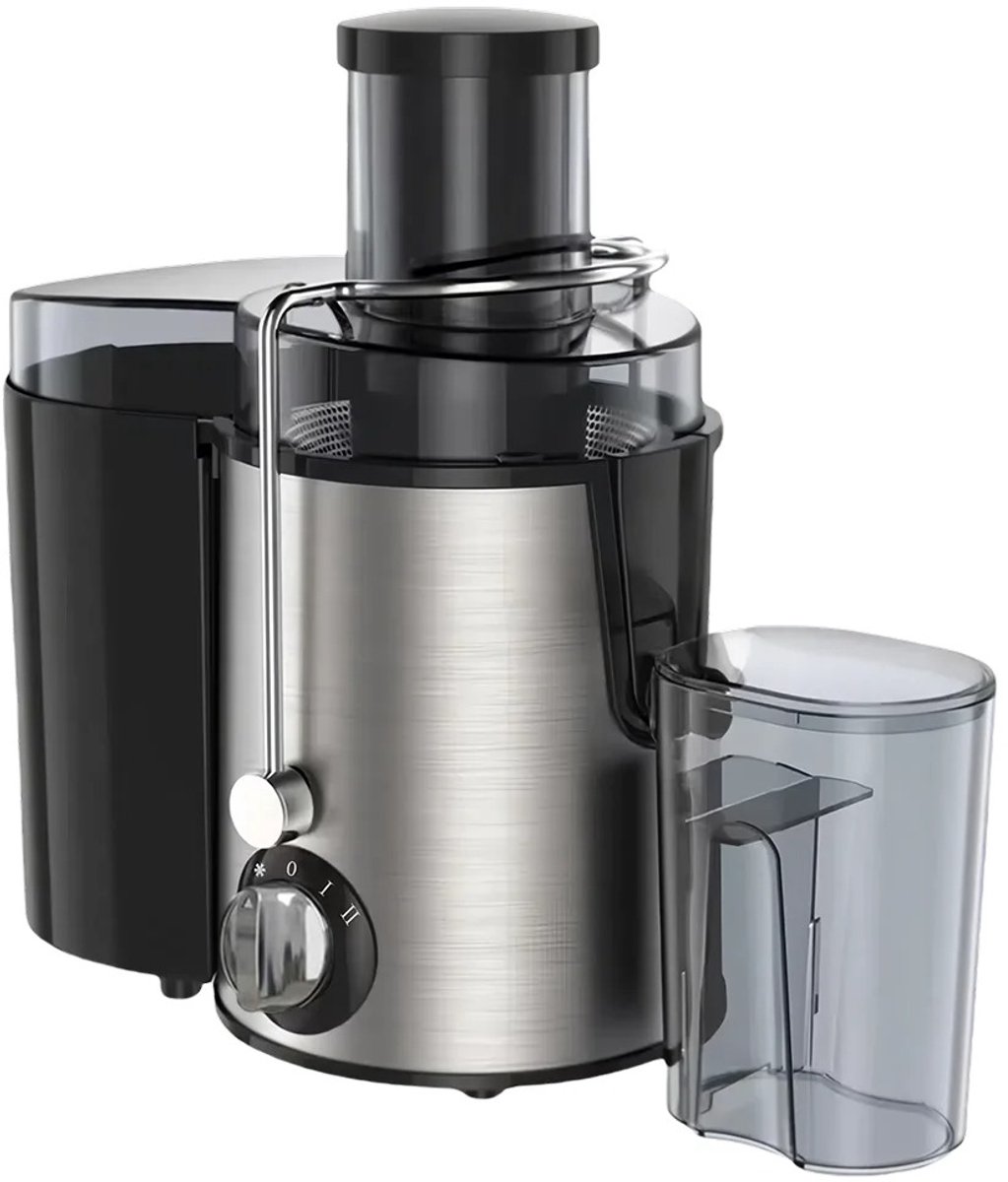 MK Elektrische Fruitpers Krachtige Centrifugale Sapcentrifuge Juicer Machine met Brede Mond 2.56 "Invoergoot voor Groenten Smootymaker Fruitmixer