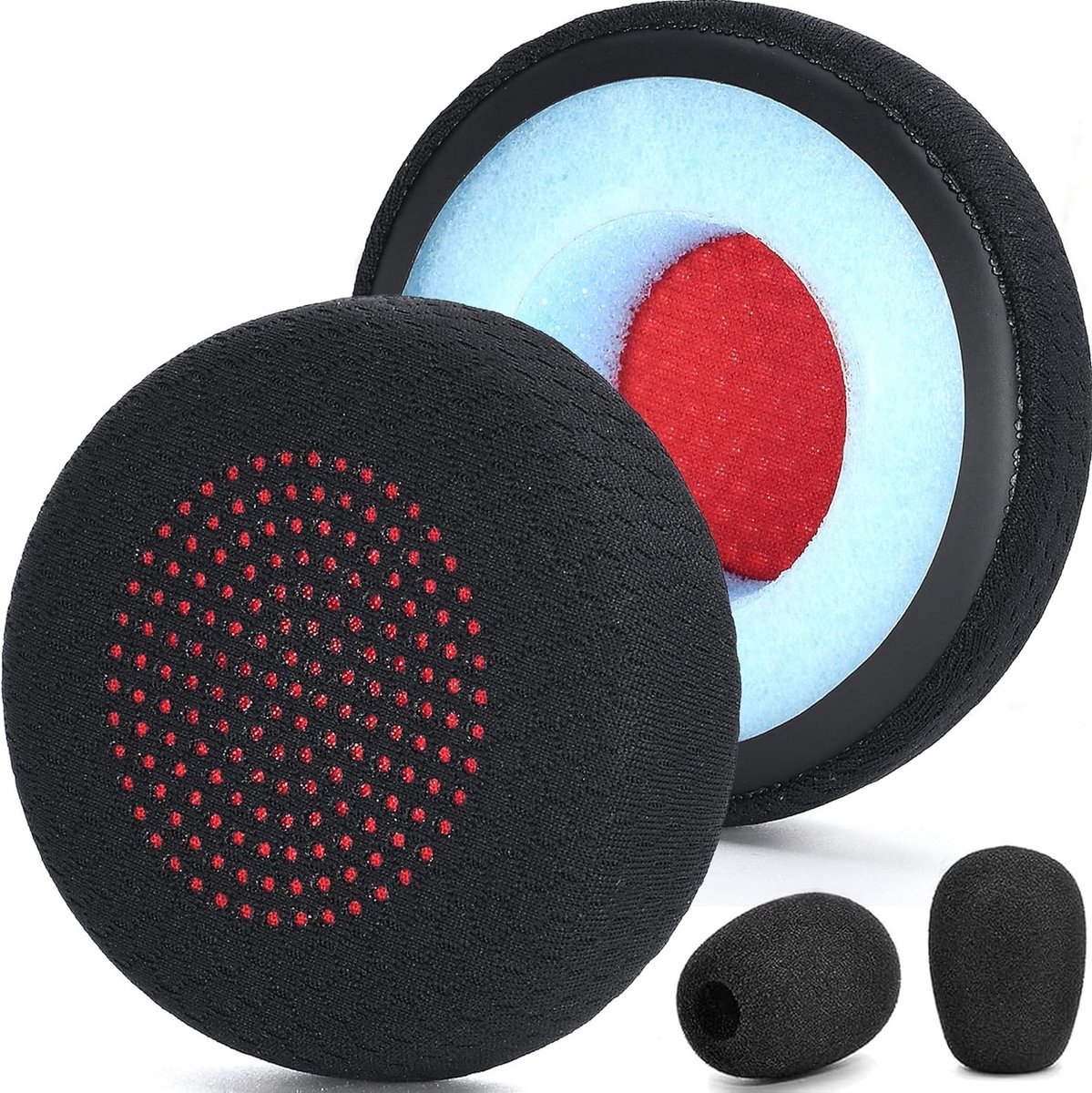 Vervangende Oorkussens en Microfoon Schuimset voor Logitech Zone 301/300/305 Draadloze Hoofdtelefoons, Comfortabel en Geluidsisolatie