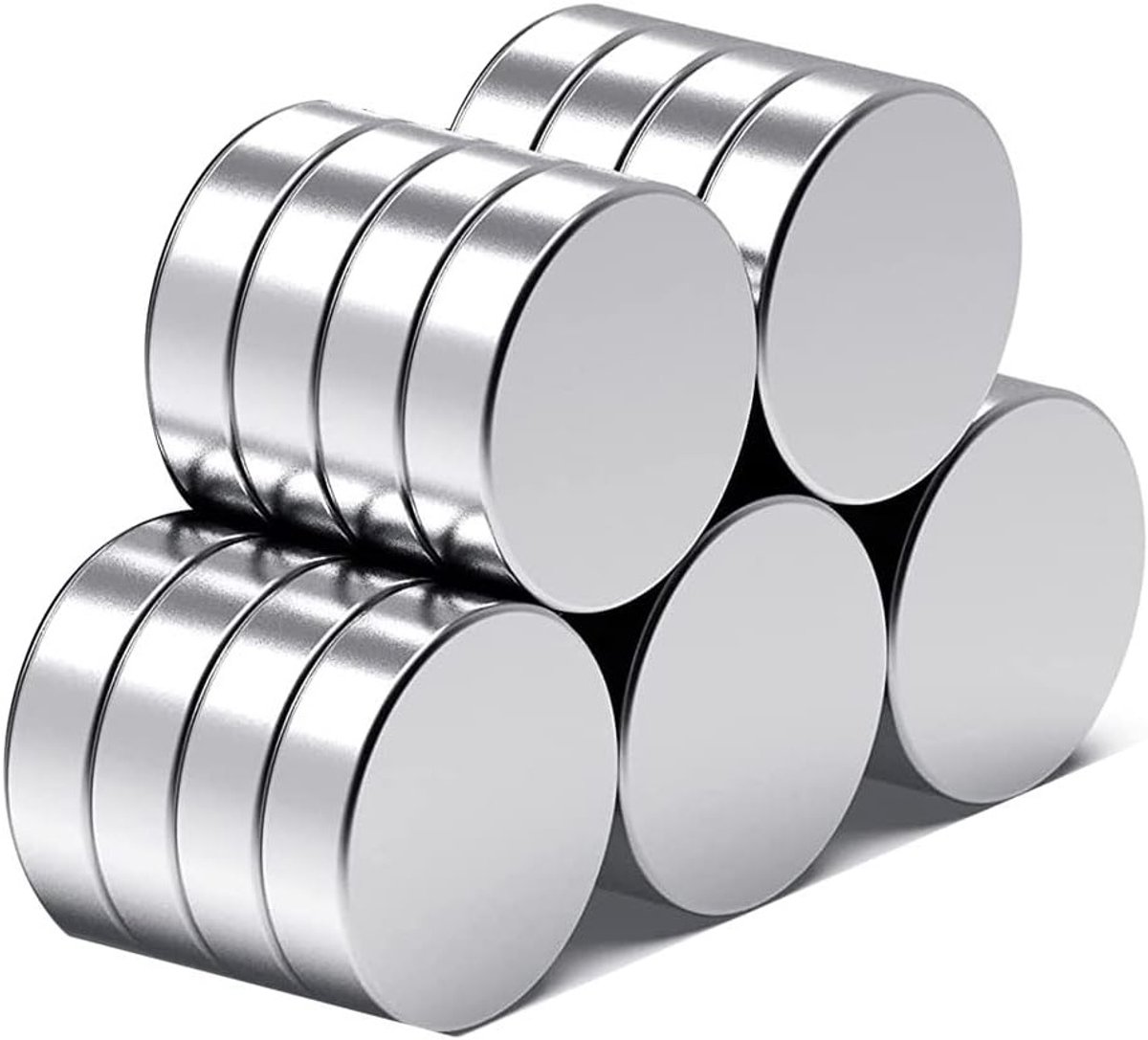 20 Stuks 3mm×12mm Kantoor Magneten, Ronde Magnetische Push Pins, Ideaal voor Fridge en Whiteboard, Perfect voor DIY Projecten en Wetenschappelijke Knutselwerkjes