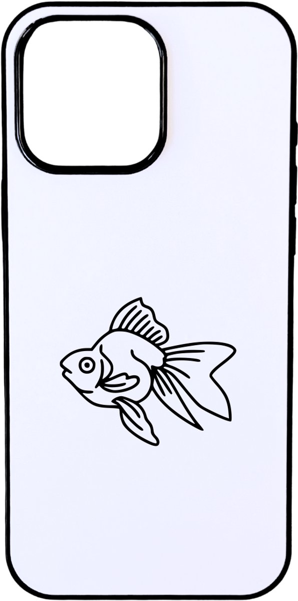 Hacebo® - Goudvis telefoonhoesje - Goudvis - goudvis liefhebber - telefoonhoesjes - Huisdier - hoesje geschikt voor iPhone 16 Pro Max