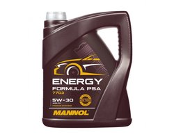 Mannol Energy Formula PSA | 5W30 motorolie | 5 liter | De Oliereus