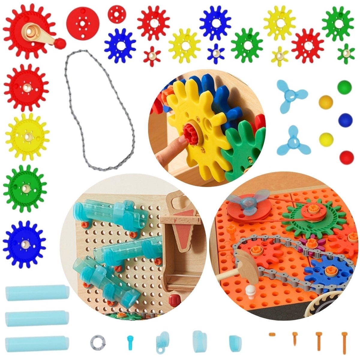 Masterkidz Stuurpenwerkbank Accessoireset 111-delig. - UNI