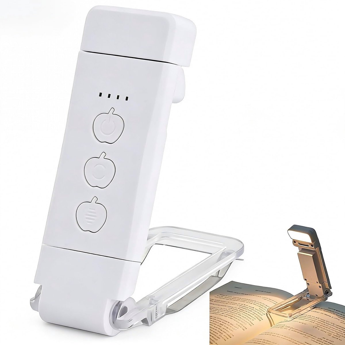 Oneay Deze leeslamp, een klembare boekenlamp en oogvriendelijke leeslamp is perfect om in bed te lezen. Hij is voorzien van instelbare helderheid, is draagbaar en heeft een lange batterijduur, waardoor het een ideale keuze is voor boekenliefhebbers.