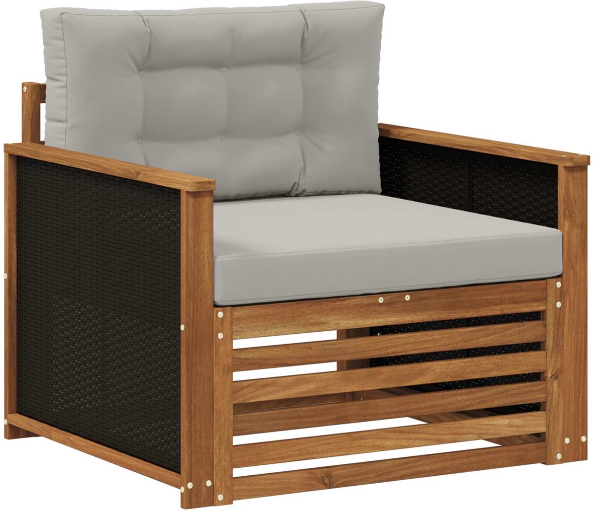 vidaXL - Buiten - Midden - Sofa - Naturel